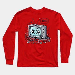 the television is broken Long Sleeve T-Shirt
